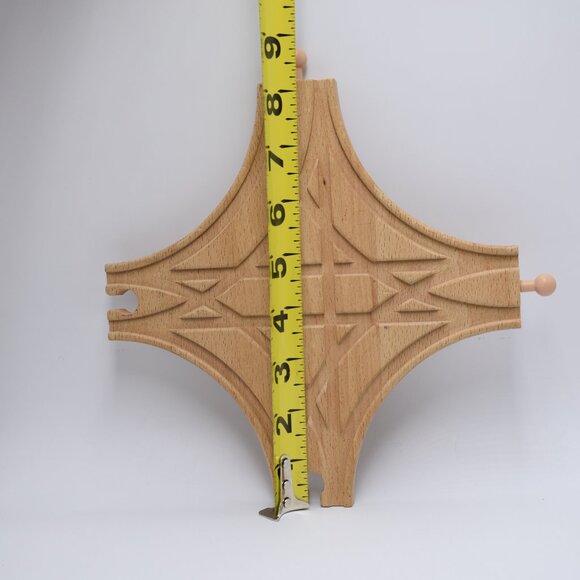 LARGE STAR  2 Females 2 Males Connectors Wooden Train Tracks Junction Compatible - Picture 8 of 8